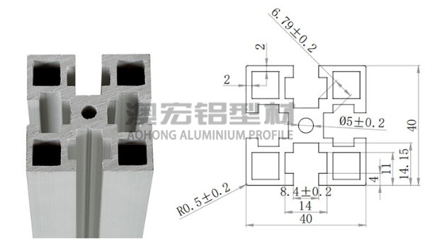 4040國標(biāo)工業(yè)鋁型材